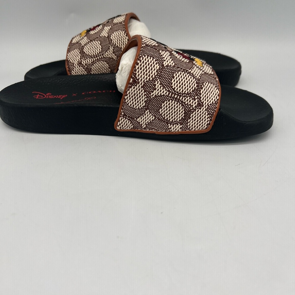 Disney Parks Signature Textile Jacquard Mickey Slides - Picture 8 of 15